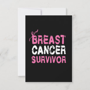 Breast Cancer Survivor Awareness Card