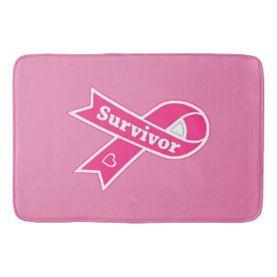 Breast Cancer Survivor Bath Mat