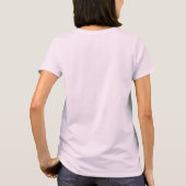 Breast Cancer Survivor Butterfly Name Monogram  T-Shirt (Back)