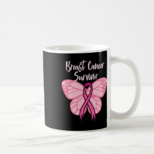 Breast Cancer Survivor Cancer Fighter Warrior Pink Coffee Mug