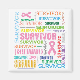 Breast Cancer Survivor Collage.png Magnet
