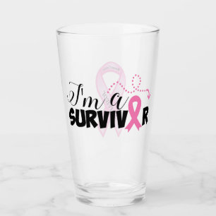 Breast Cancer Survivor Glass