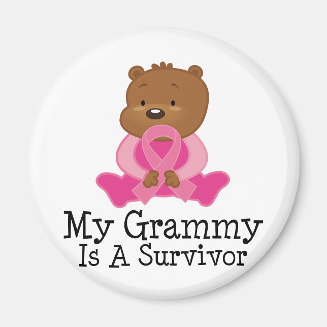Breast Cancer Survivor Grammy Magnet (Front)