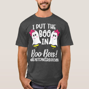 Breast Cancer Survivor I Put The Boo In Boo Bees H T-Shirt