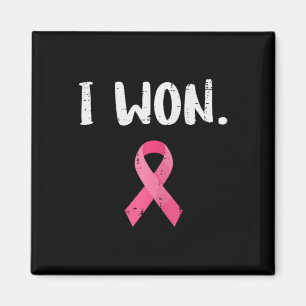 Breast Cancer Survivor I Won Pink Ribbon Awareness Magnet