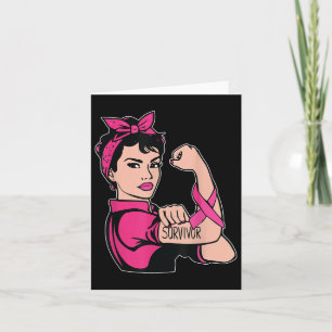 Breast Cancer Survivor In October Pink Awareness W Card
