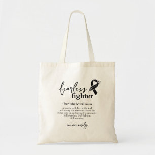 Breast Cancer Survivor Journey Black Tote Bag