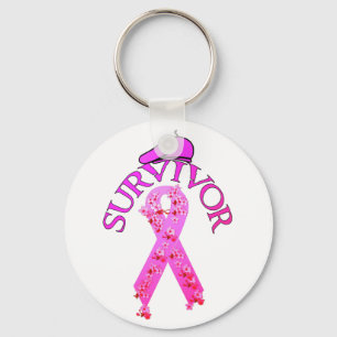 Breast Cancer Survivor Key Ring