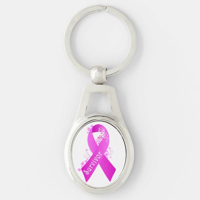 Breast Cancer Survivor Key Ring (Front)