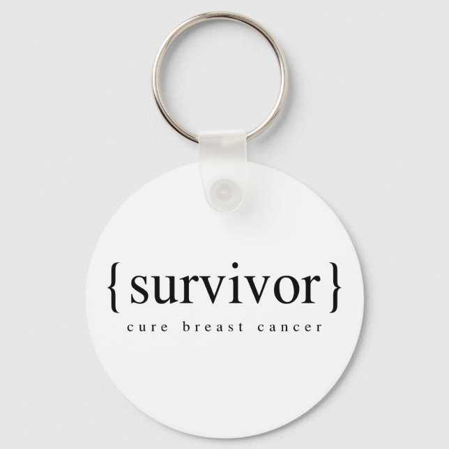 Breast Cancer Survivor Key Ring (Front)