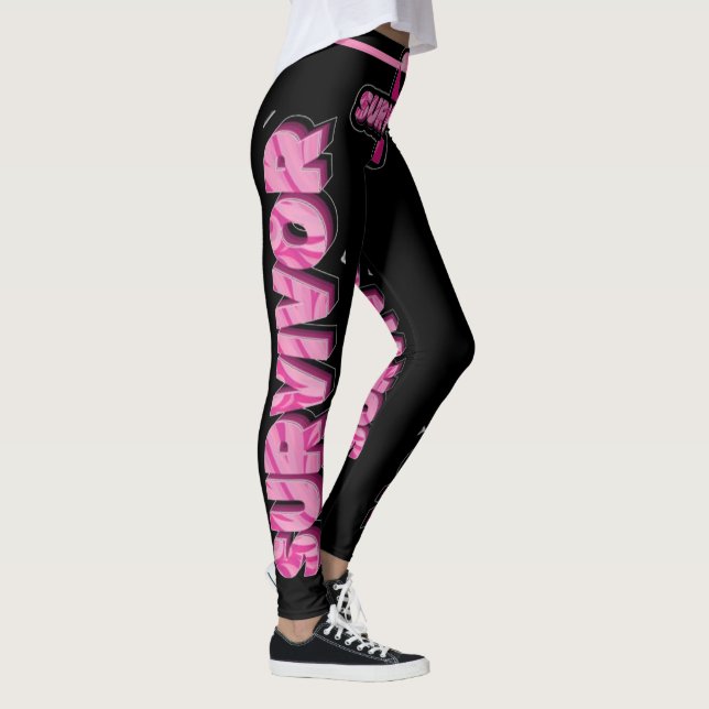 Breast Cancer Survivor  Leggings (Right)