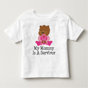 Breast Cancer Survivor Mummy Toddler T-Shirt