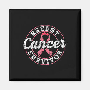 Breast Cancer Survivor Pink Awareness Fight Breast Magnet