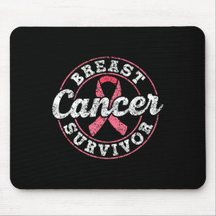 Breast Cancer Survivor Pink Awareness Fight Breast Mouse Pad