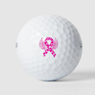 Breast Cancer Survivor Pink Ribbon Golf Balls
