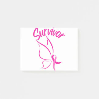 Breast Cancer Survivor Post-it Notes