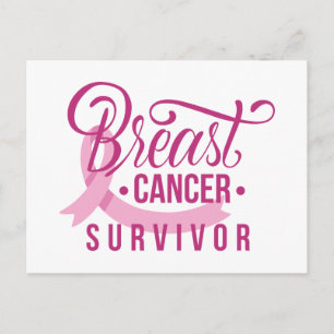 Breast Cancer Survivor Postcard