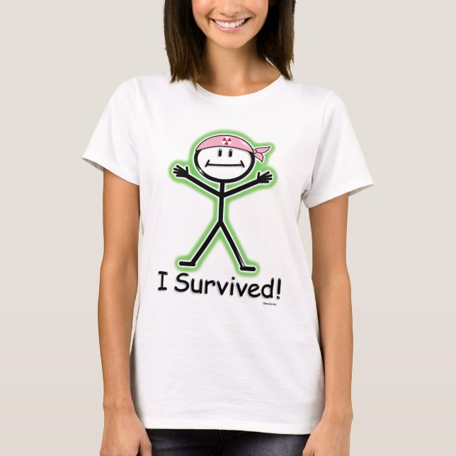 Breast Cancer Survivor Radiation T-Shirt (Front)