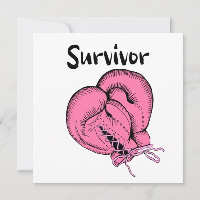 breast cancer survivor save the date (Front)