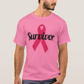 Breast Cancer Survivor  T-Shirt (Front)