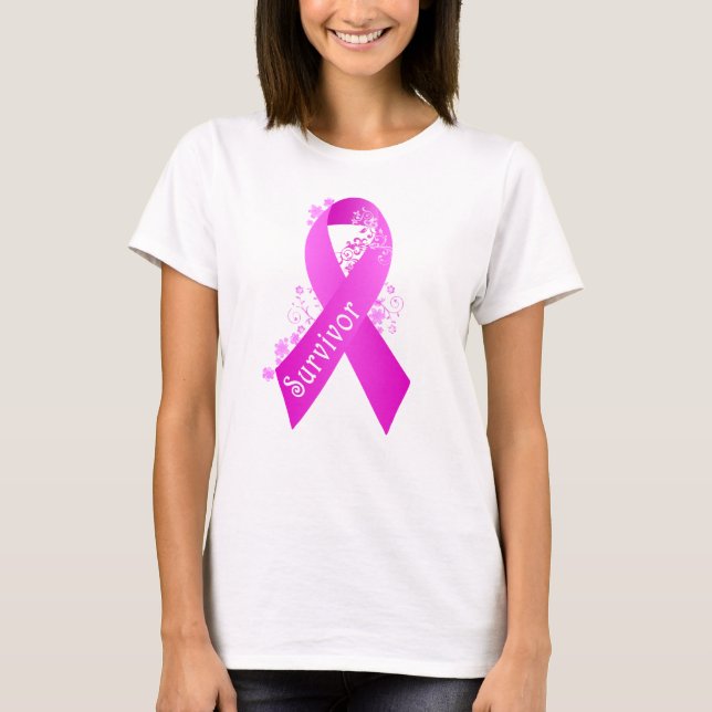 Breast Cancer Survivor T-Shirt (Front)