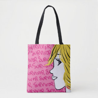 Breast Cancer Survivor Tote Bag
