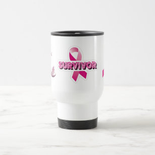 Breast Cancer Survivor Travel Mug