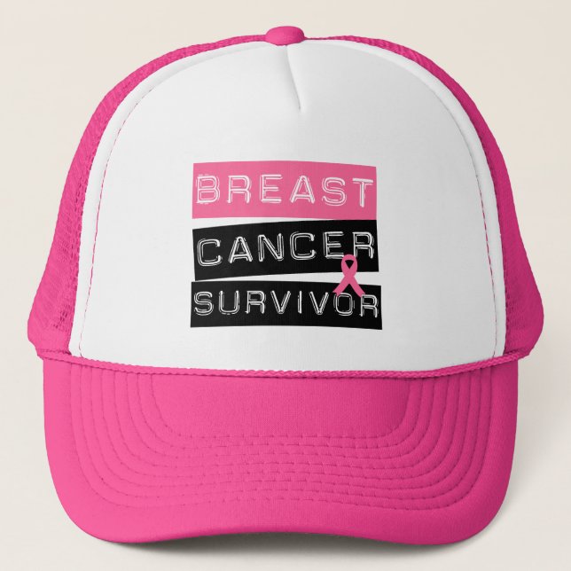 Breast Cancer Survivor Trucker Hat (Front)