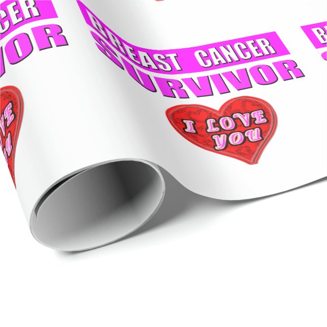 Breast Cancer Survivor Wrapping Paper (Roll Corner)