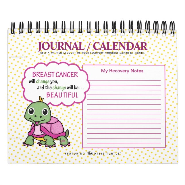 Breast Cancer SurvivorRecoveryQuotes/Notes Journal Calendar (Cover)