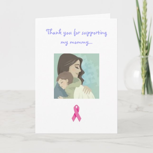 breast cancer thank you card (Front)