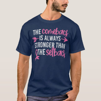 Breast Cancer The Comeback Is Always Stronger Than T-Shirt