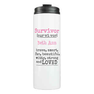 Breast Cancer Thermal Tumbler