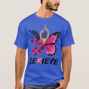 Breast Cancer Warrior Awareness Strong Girl Suppor T-Shirt