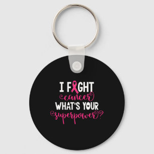 Breast Cancer Warrior Awareness Support Believe Su Key Ring
