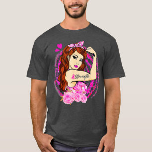 Breast Cancer Warrior  Awareness  Support Believe  T-Shirt