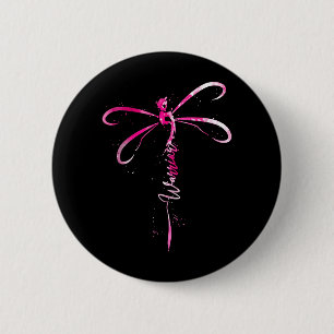Breast Cancer Warrior Breast Cancer Awareness 6 Cm Round Badge