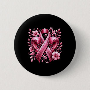 Breast Cancer Warrior Breast Cancer Awareness 6 Cm Round Badge