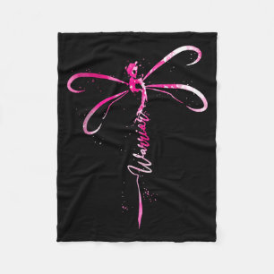 Breast Cancer Warrior Breast Cancer Awareness Fleece Blanket