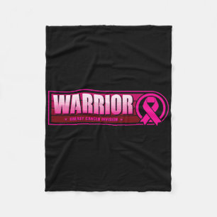 Breast Cancer Warrior - Breast Cancer Division Fleece Blanket