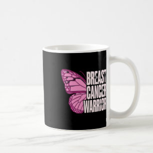 Breast Cancer Warrior Butterfly Breast Cancer Awar Coffee Mug
