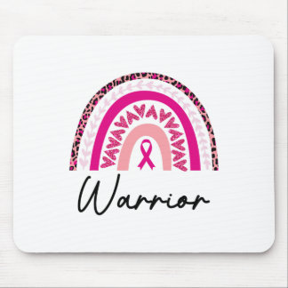 Breast Cancer Warrior Pink Breast Cancer Awareness Mouse Pad