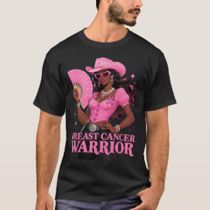 Breast Cancer Warrior Pink Cowgirl Support Squad W T-Shirt