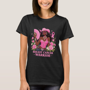 Breast Cancer Warrior Pink Cowgirl Support Squad W T-Shirt