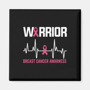 Breast Cancer Warrior Pink Ribbon Awarness Magnet