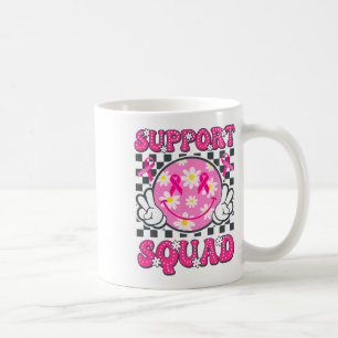 Breast Cancer Warrior Support Squad Breast Cancer Coffee Mug