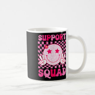 Breast Cancer Warrior Support Squad Breast Cancer  Coffee Mug