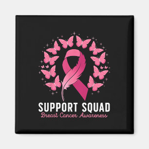 Breast Cancer Warrior Support Squad Breast Cancer Magnet