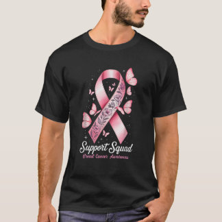 Breast Cancer Warrior Support Squad Breast Cancer T-Shirt