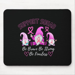 Breast Cancer Warrior Support Squad Pink Ribbon Fo Mouse Pad